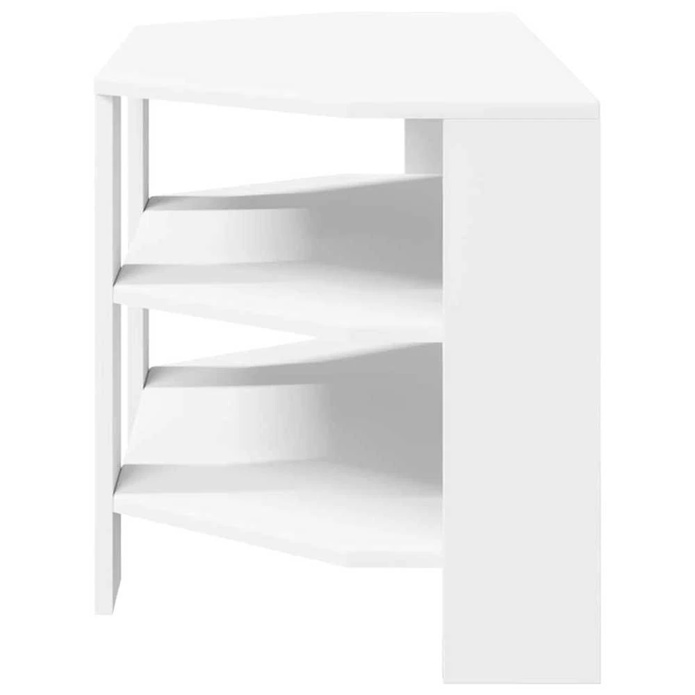 TV staliukas KampinėTVspintelė 102x40,5x45cm Balta Apdirbta mediena