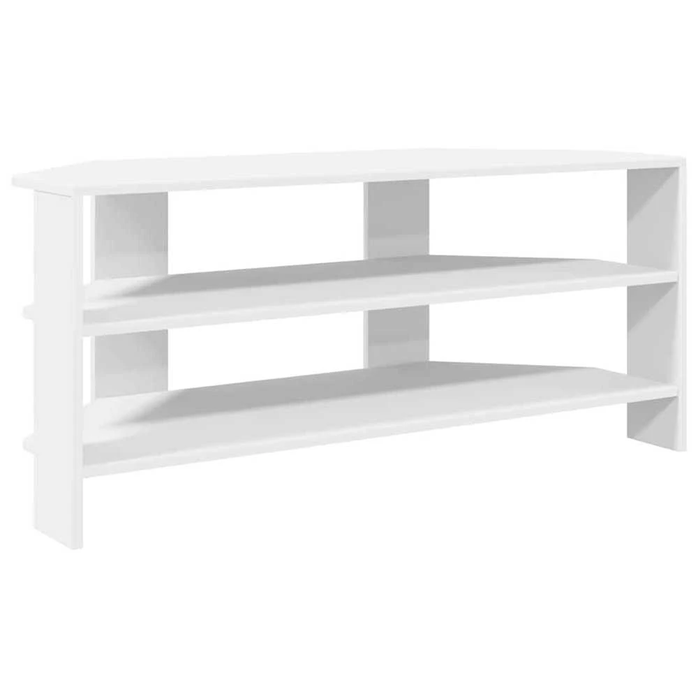 TV staliukas KampinėTVspintelė 102x40,5x45cm Balta Apdirbta mediena