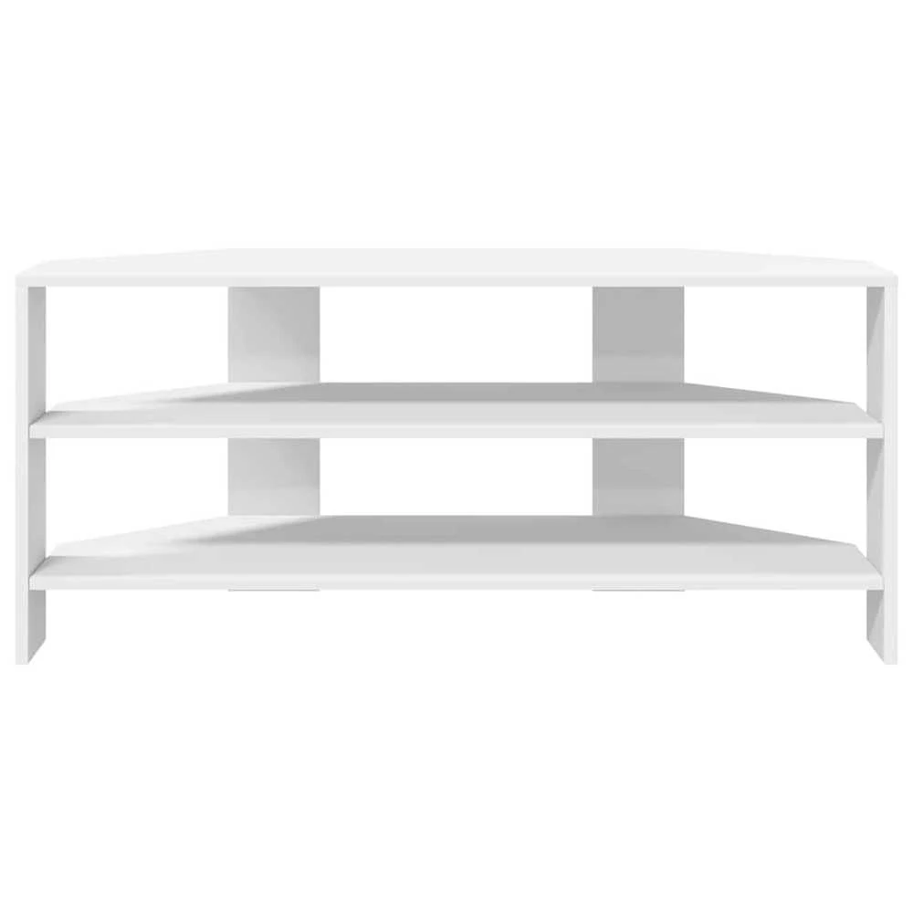 TV staliukas KampinėTVspintelė 102x40,5x45cm Balta Apdirbta mediena