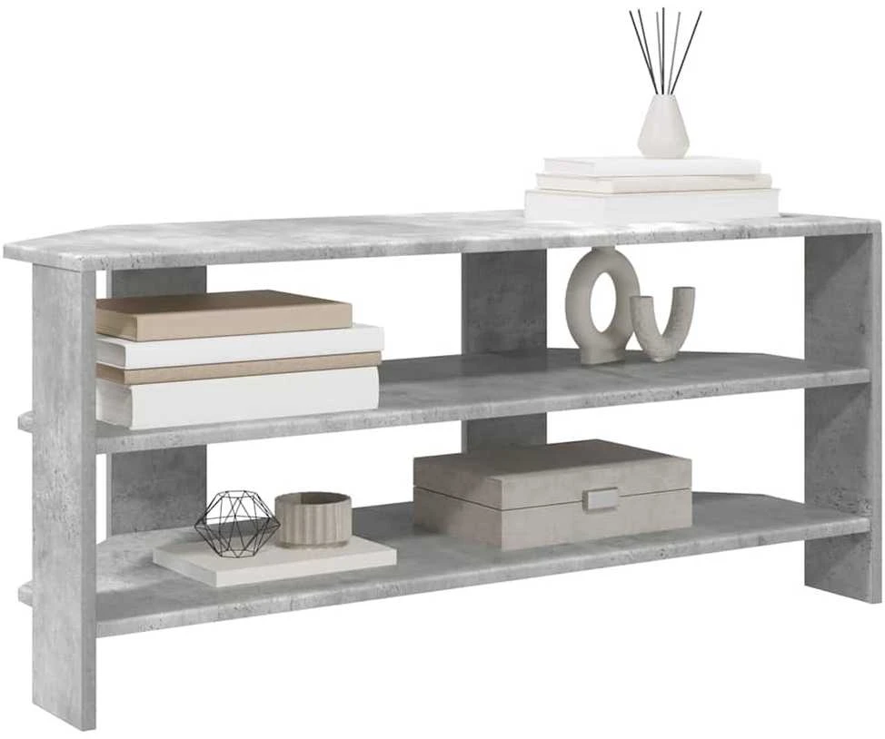 TV staliukas KampinėTVspintelė 102x40,5x45cm Betono pilka Apdirbta mediena
