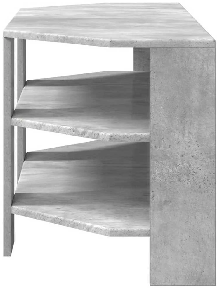 TV staliukas KampinėTVspintelė 102x40,5x45cm Betono pilka Apdirbta mediena