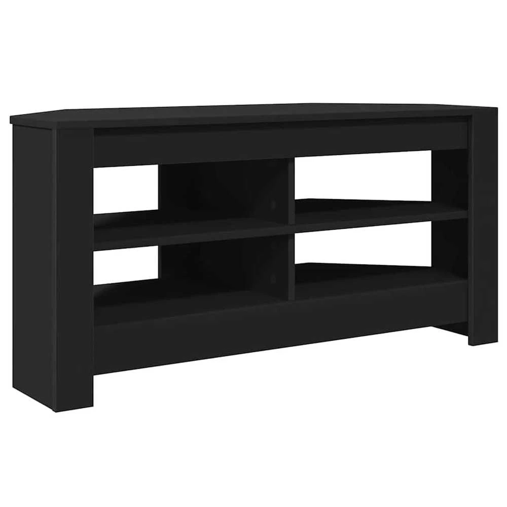 TV staliukas KampinėTVspintelė 102 x 40,5 x 45 cm Juoda Apdirbta mediena