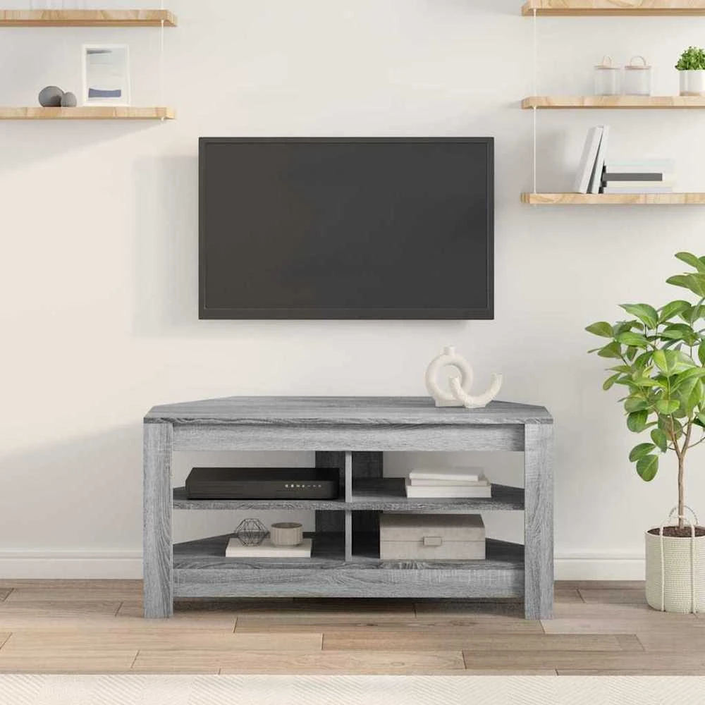 TV staliukas KampinėTVspintelė 102 x 40,5 x 45 cm Pilkas Sonoma