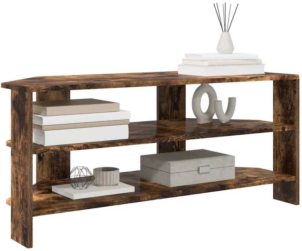 TV staliukas KampinėTVspintelė 102x40,5x45cm Rūkyta ąžuolas Apdirbta mediena