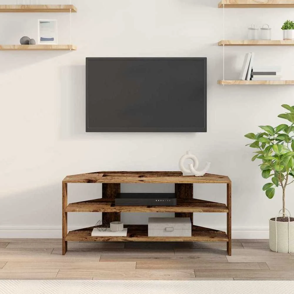 TV staliukas KampinėTVspintelė 102x40,5x45cm Senovinis medis