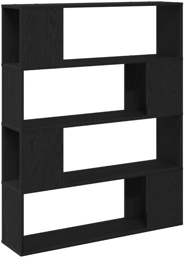 TV spintelių komplektas 100 x 24 x 124,5 cm Juodas ąžuolas