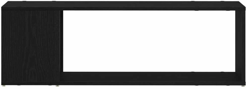 TV staliukas TV spintelių komplektas 100 x 24 x 63 cm Juoda Apdirbta mediena
