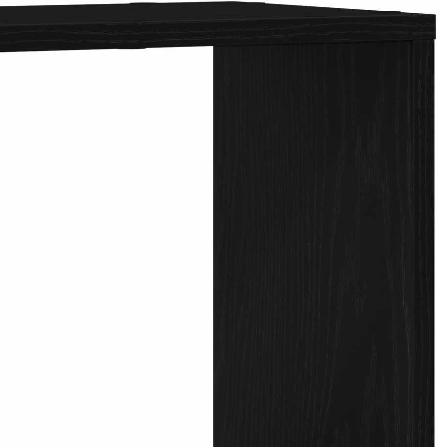 TV staliukas TV spintelių komplektas 100 x 24 x 63 cm Juoda Apdirbta mediena