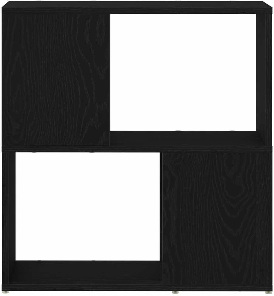 TV staliukas TV spintelių komplektas 60 x 24 x 63 cm Juoda Apdirbta mediena