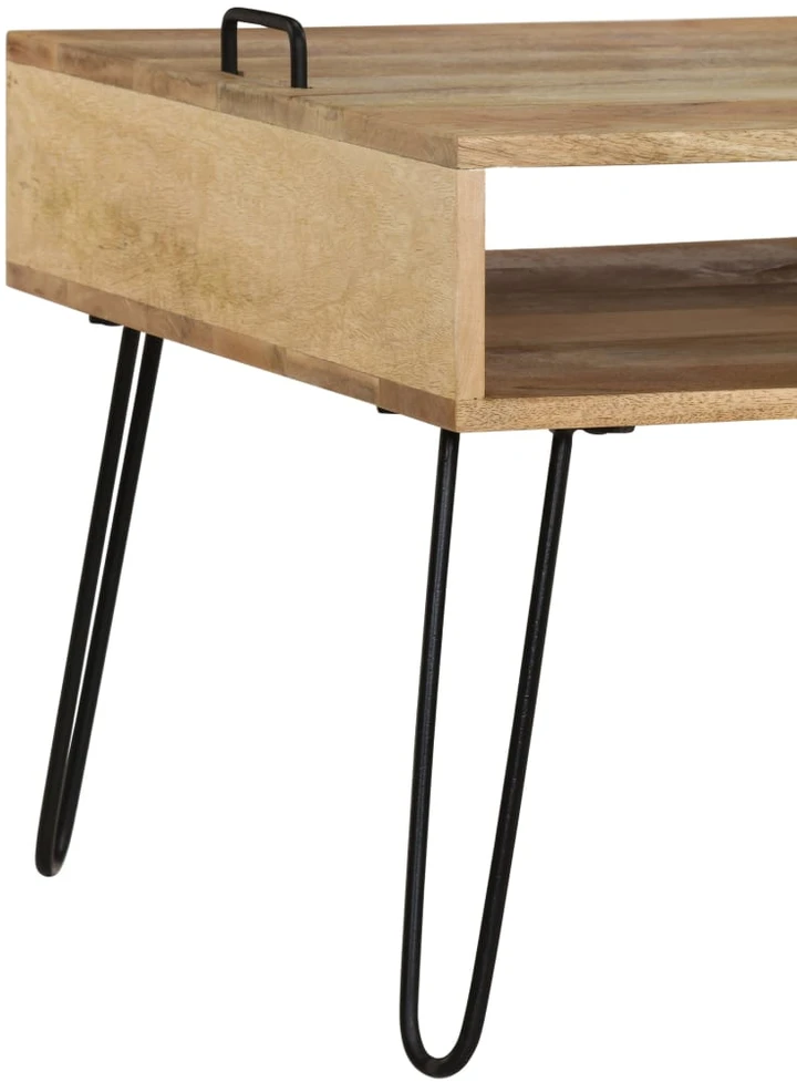TV staliukas, mango medienos masyvas, 110x35x45cm
