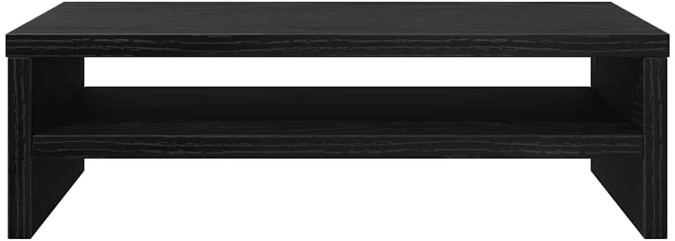 TV staliukas Monitoriaus stovas, juodo ąžuolo, 42x24x13 cm, inžinerinės medienos