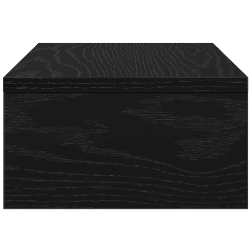 TV staliukas Monitoriaus stovas, juodo ąžuolo, 42x24x13 cm, inžinerinės medienos
