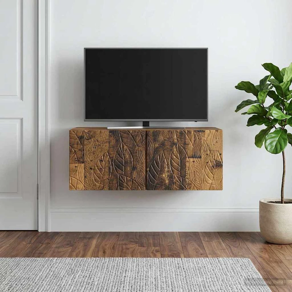 TV staliukas Sieninė TV spintelė 78,5 x 41 x 30 cm Sendintos medienos