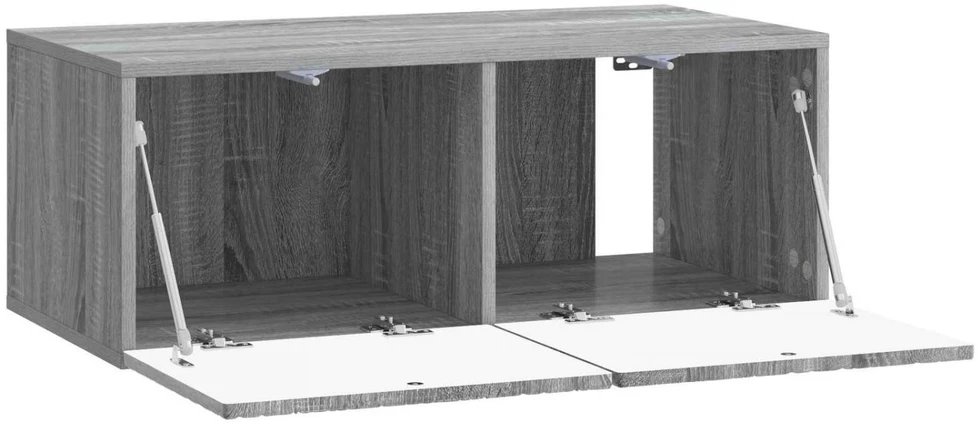 TV staliukas Sieninė TV spintelė 78,5 x 31 cm Pilka Sonoma Apdirbta mediena