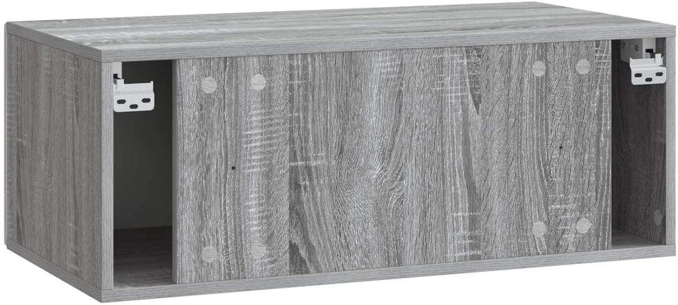 TV staliukas Sieninė TV spintelė 78,5 x 31 cm Pilka Sonoma Apdirbta mediena
