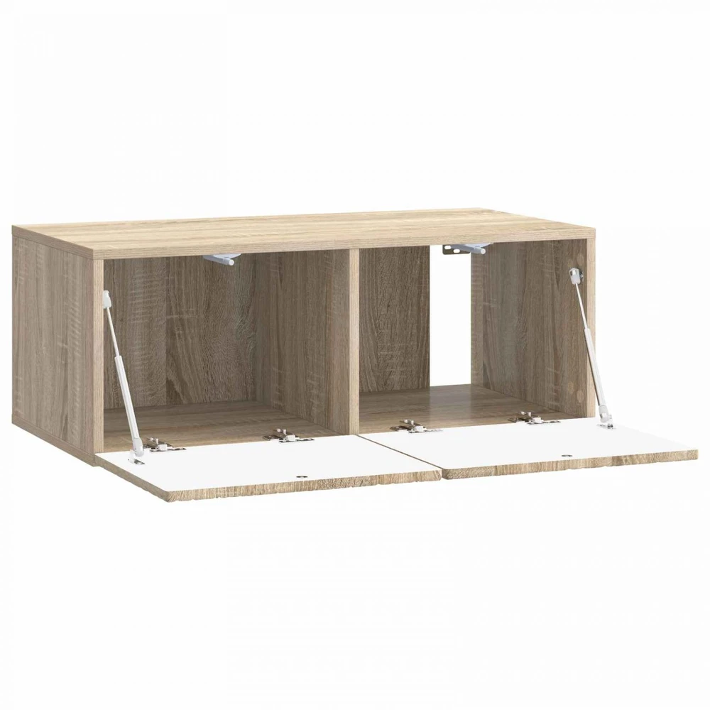 TV staliukas Sieninė TV spintelė 78,5 x 41 x 30 cm Sonoma ąžuolas