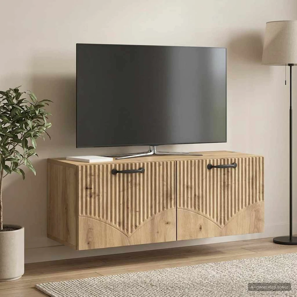 TV staliukas Sieninė TV spintelė 78,5 x 31 x 30 cm Artisano ąžuolo