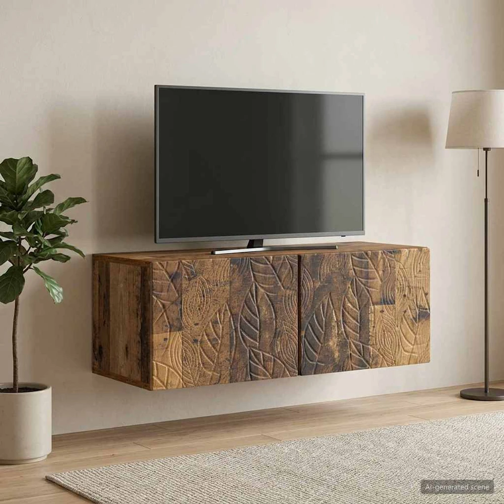 TV staliukas Sieninė TV spintelė 78,5 x 41 x 30 cm Sendintos medienos