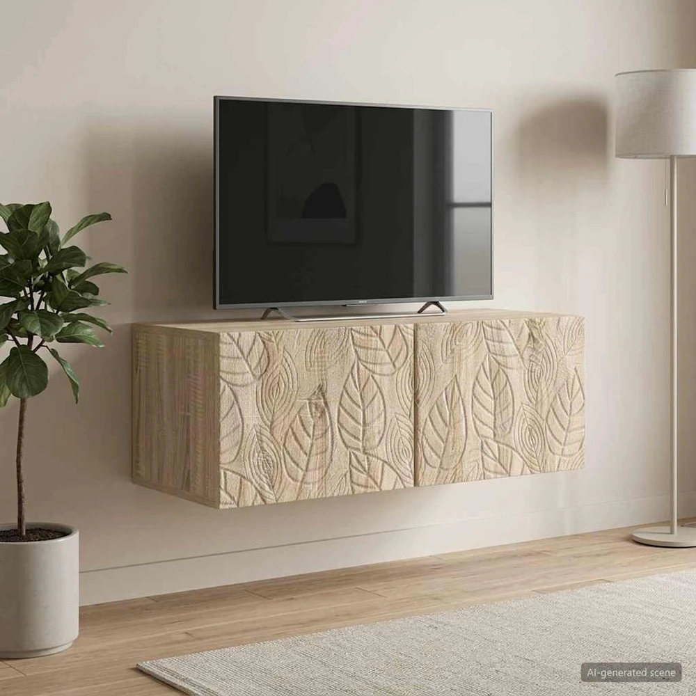 TV staliukas Sieninė TV spintelė 78,5 x 41 x 30 cm Sonoma ąžuolas