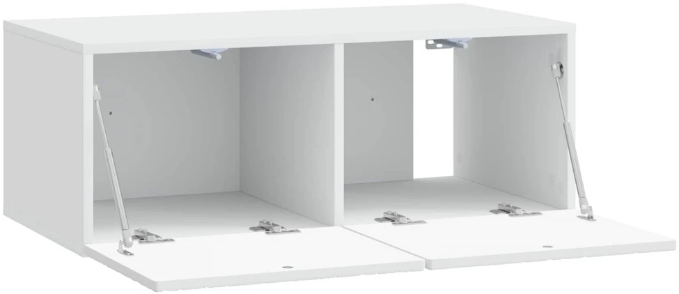 TV staliukas Sieninė TV spintelė 78,5 x 31 cm Balta Apdirbta mediena