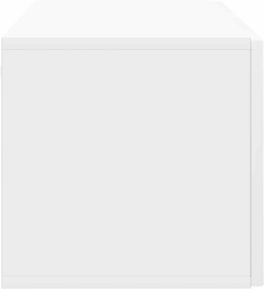 TV staliukas Sieninė TV spintelė 98 x 31 x 30 cm Itin blizgi balta