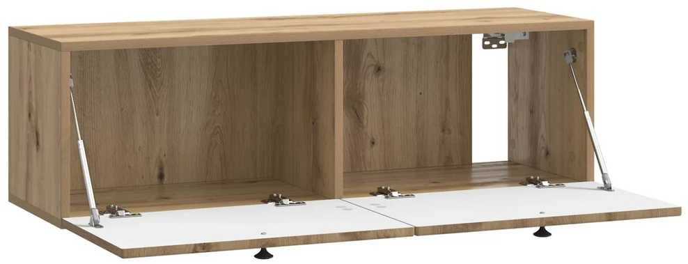 TV staliukas Sieninė TV spintelė 98 x 31 x 30 cm Artisano ąžuolo