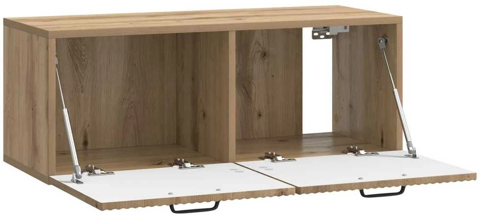 TV staliukas Sieninė TV spintelė 78,5 x 31 x 30 cm Artisano ąžuolo