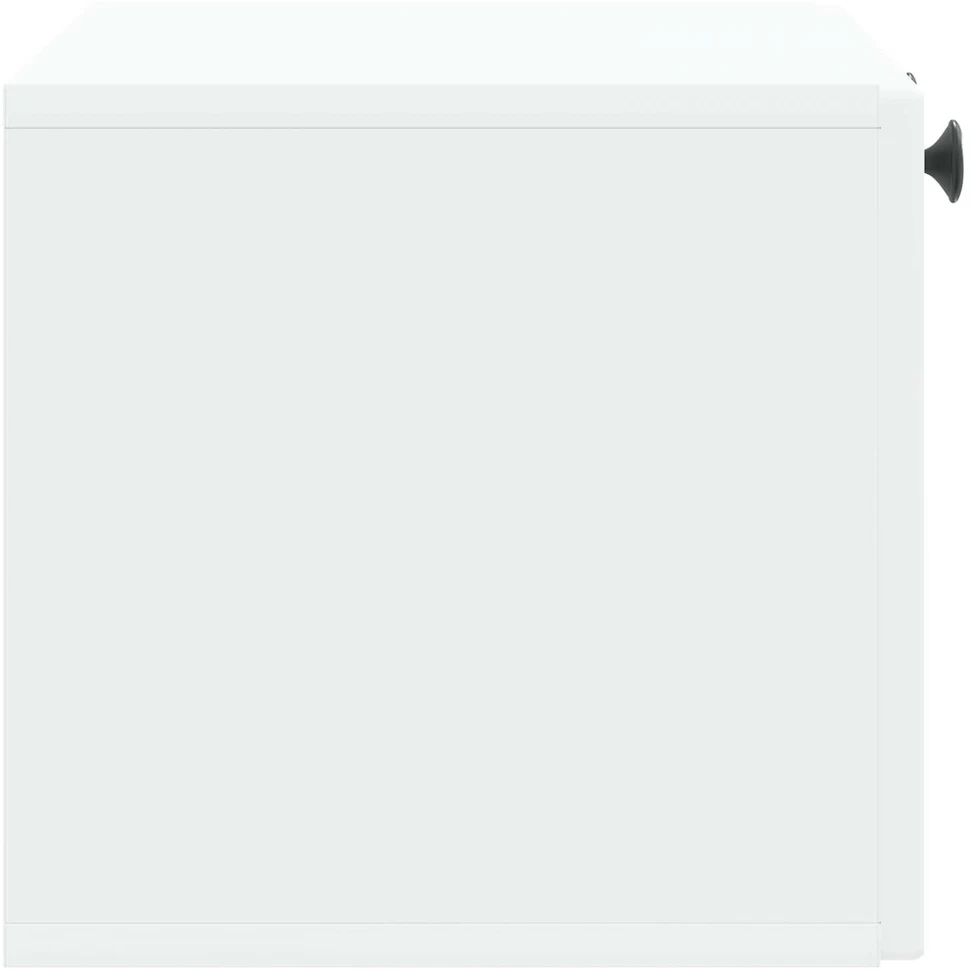 TV staliukas Sieninė TV spintelė Balta 59,5 x 31 x 30 cm Apdirbta mediena