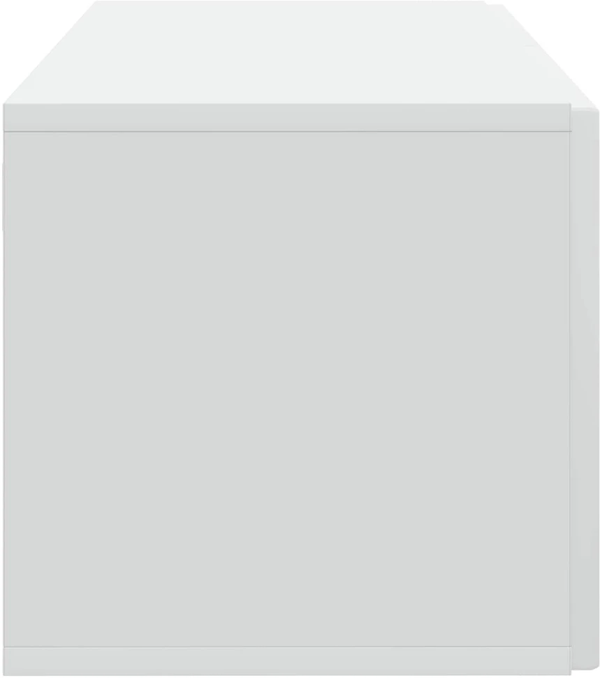 TV staliukas Sieninė TV spintelė Balta 59,5 x 31 x 30 cm Apdirbta mediena