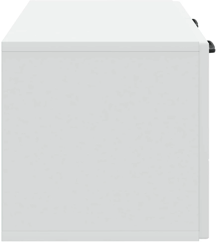 TV staliukas Sieninė TV spintelė Balta 59,5 x 31 x 30 cm Apdirbta mediena