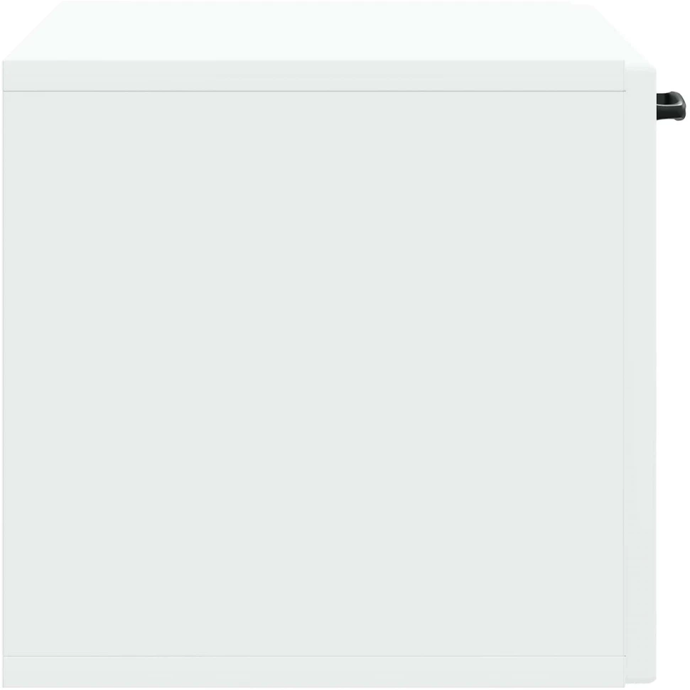 TV staliukas Sieninė TV spintelė Balta 59,5 x 31 x 30 cm Apdirbta mediena