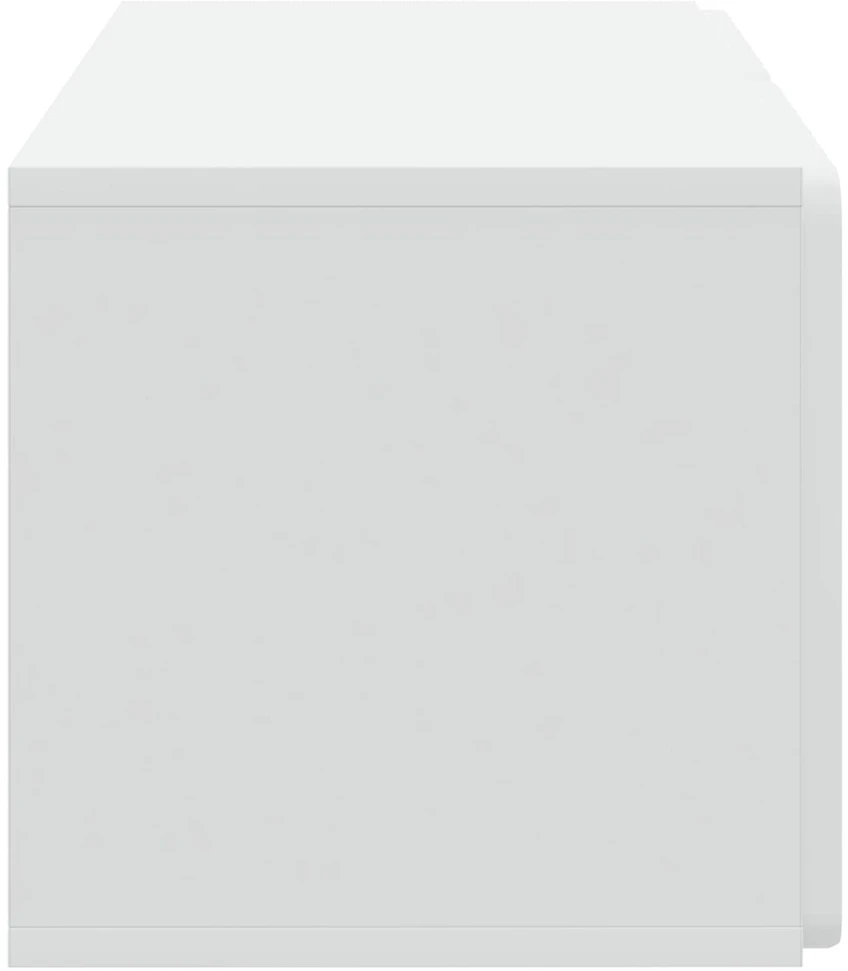 TV staliukas Sieninė TV spintelė 59,5 x 31 x 30 cm Balta Apdirbta mediena