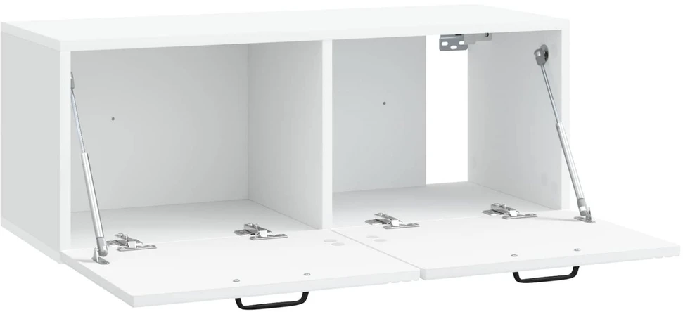 TV staliukas Sieninė TV spintelė Balta 78,5 x 31 x 30 cm Apdirbta mediena
