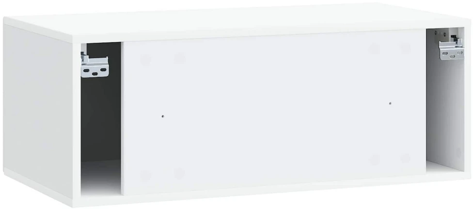 TV staliukas Sieninė TV spintelė Balta 78,5 x 41 x 30 cm Apdirbta mediena