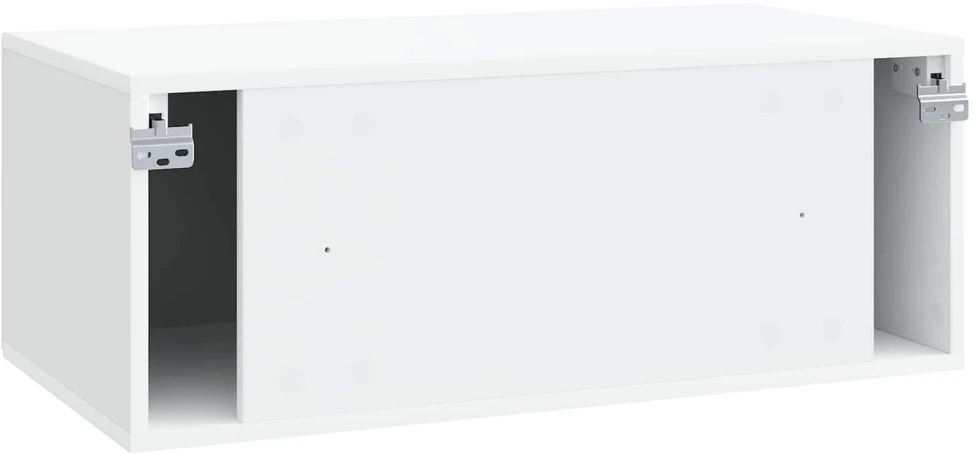 TV staliukas Sieninė TV spintelė Balta 78,5 x 41 x 30 cm Apdirbta mediena