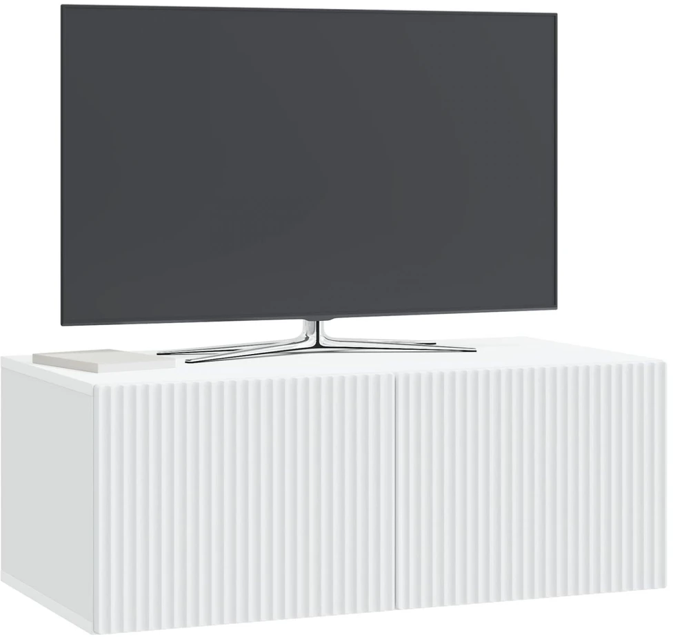 TV staliukas Sieninė TV spintelė Balta 78,5 x 41 x 30 cm Apdirbta mediena