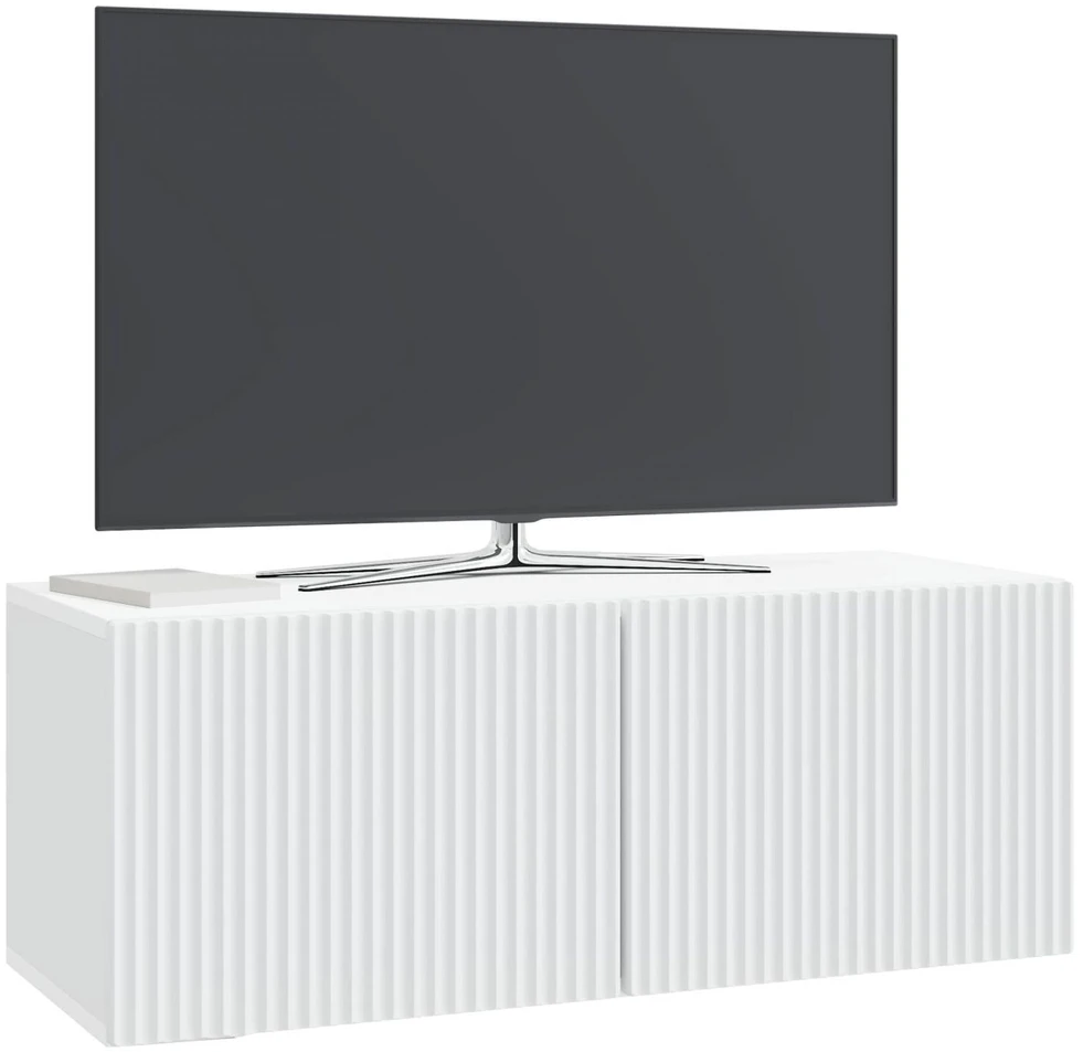 TV staliukas Sieninė TV spintelė Balta 78,5 x 31 x 30 cm Apdirbta mediena