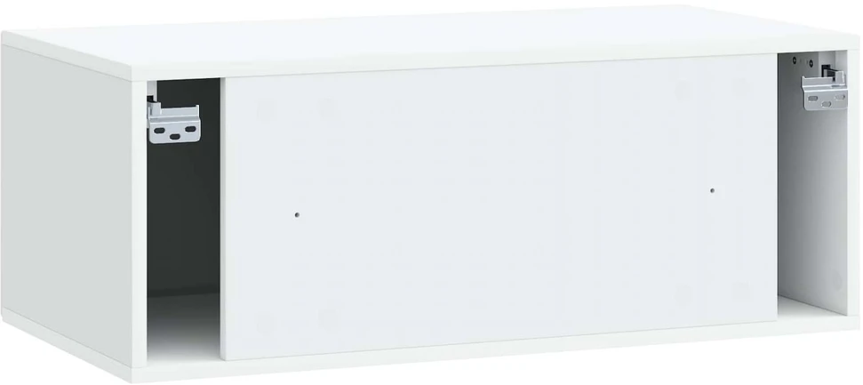 TV staliukas Sieninė TV spintelė Balta 78,5 x 41 x 30 cm Apdirbta mediena