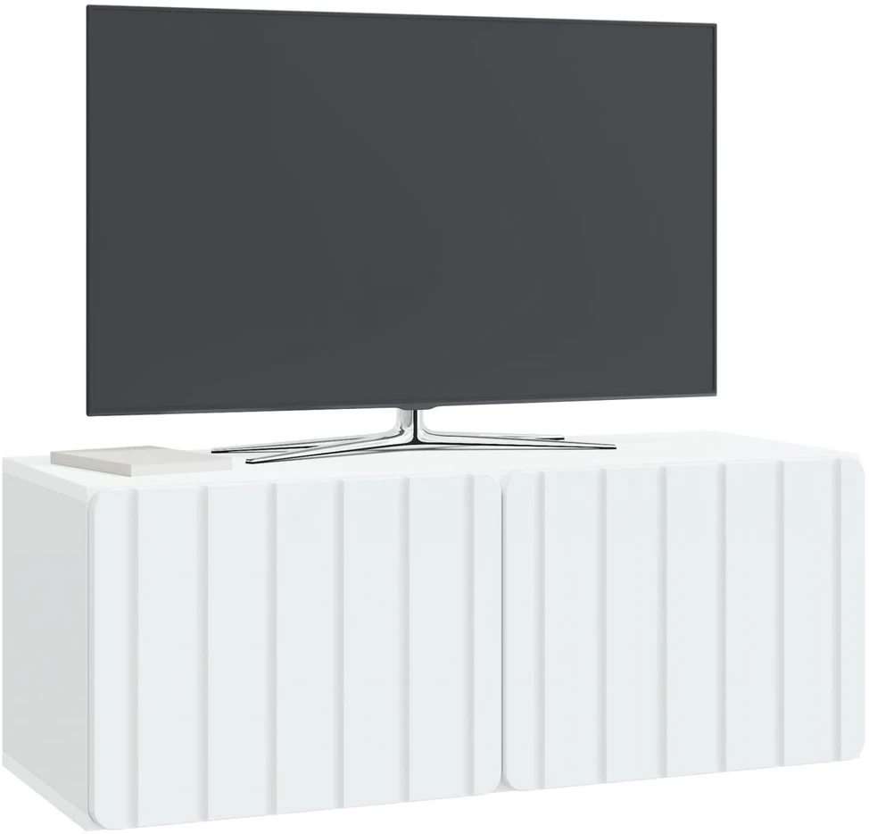TV staliukas Sieninė TV spintelė 78,5 x 31 x 30 cm Balta Apdirbta mediena