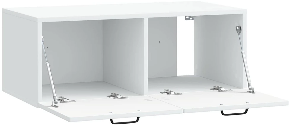 Sieninė TV spintelė Balta 78,5 x 41 x 30 cm Apdirbta mediena
