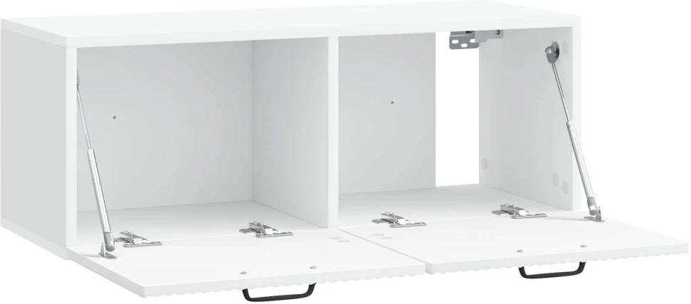 TV staliukas Sieninė TV spintelė Balta 78,5 x 31 x 30 cm Apdirbta mediena