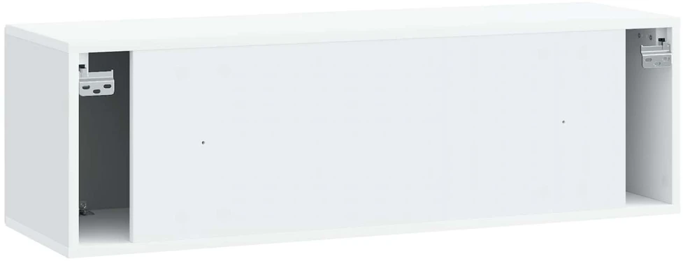 TV staliukas Sieninė TV spintelė Balta 98 x 31 x 30 cm Apdirbta mediena