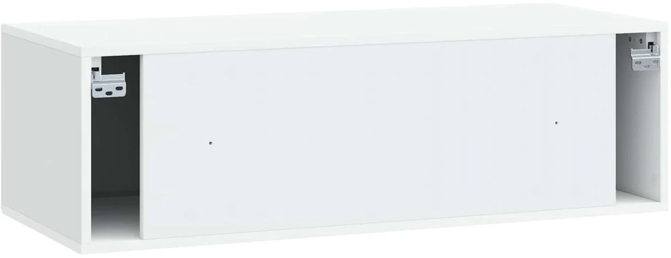 TV staliukas Sieninė TV spintelė Balta 98 x 41 x 30 cm Apdirbta mediena