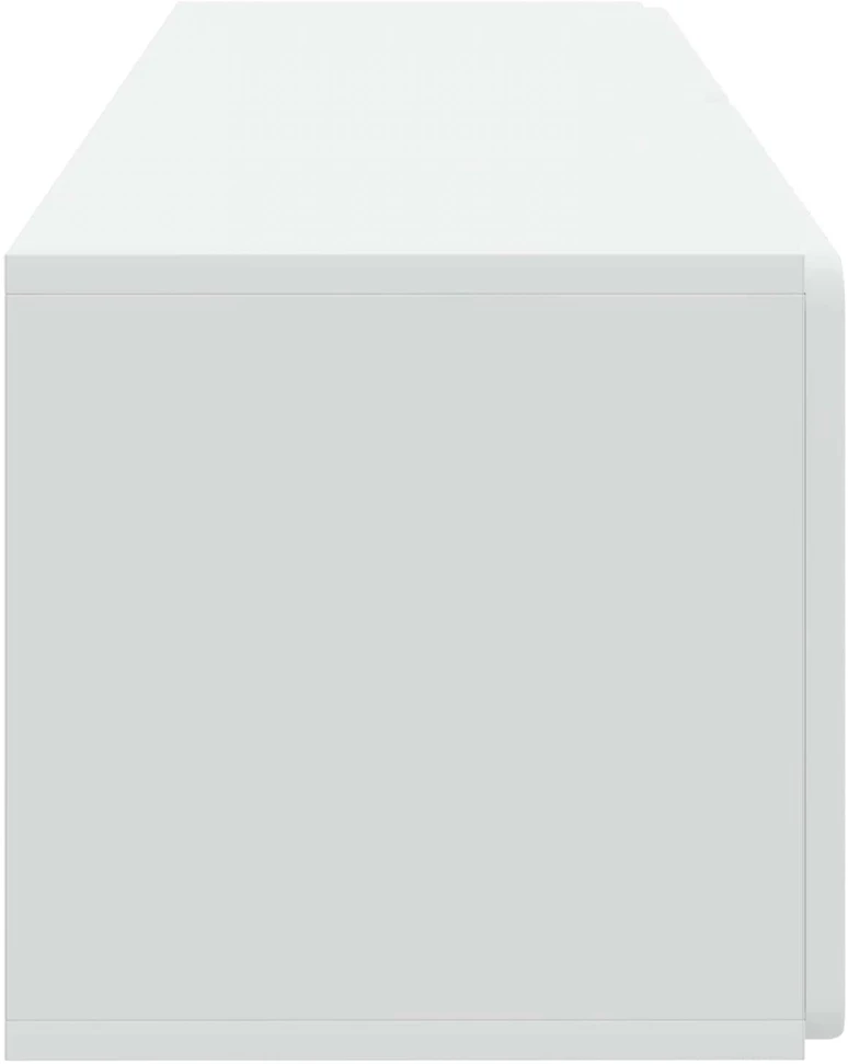 TV staliukas Sieninė TV spintelė 98 x 31 x 30 cm Balta Apdirbta mediena