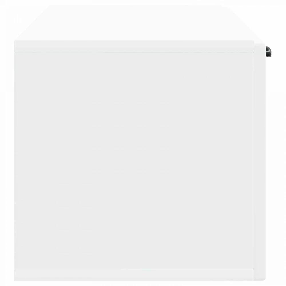 TV staliukas Sieninė TV spintelė Balta 98 x 31 x 30 cm Apdirbta mediena