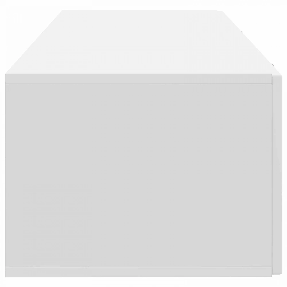 TV staliukas Sieninė TV spintelė Balta 98 x 41 x 30 cm Apdirbta mediena