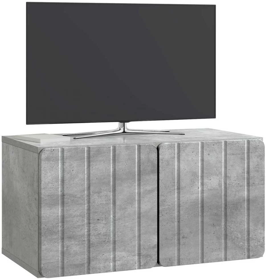 TV staliukas Sieninė TV spintelė 59,5 x 31 x 30 cm Betono pilka