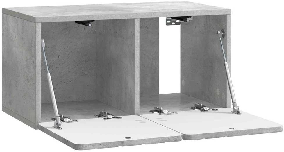 TV staliukas Sieninė TV spintelė 59,5 x 31 x 30 cm Betono pilka