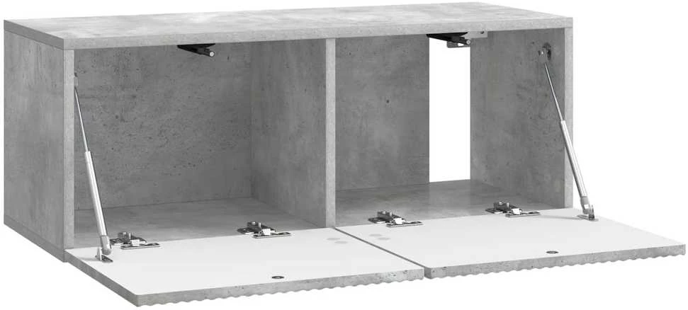 TV staliukas Sieninė TV spintelė 78,5 x 31 x 30 cm Betono pilka