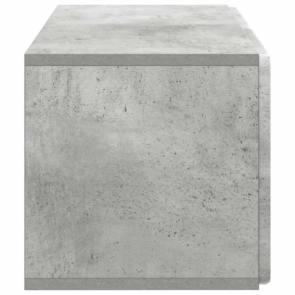 TV staliukas Sieninė TV spintelė 59,5 x 31 x 30 cm Betono pilka